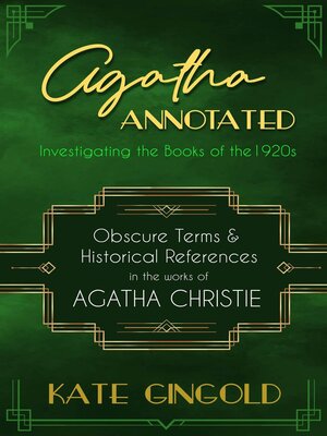 cover image of Agatha Annotated